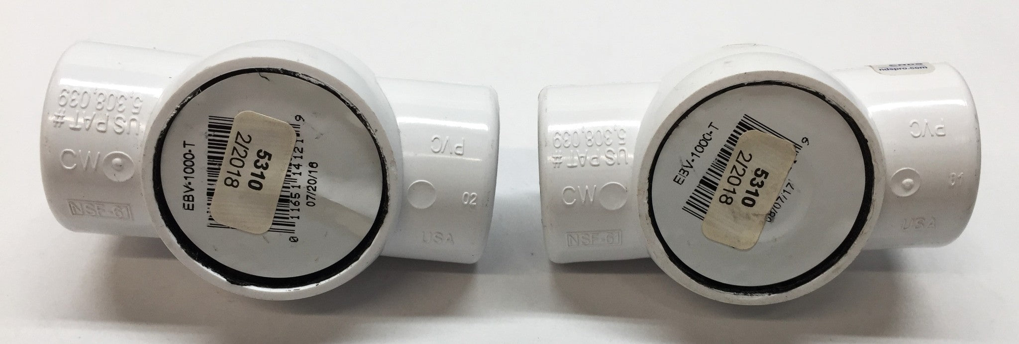 NDS Slo-Control Port-in-Line Ball Valve EBV-1000-T [Lot of 2] NOS