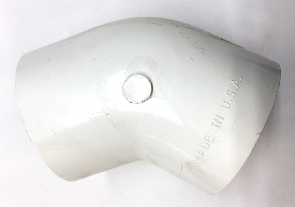 Charlotte White 3" 45-Degree PVC-1 SCH 40 Elbow 417-030 NOS