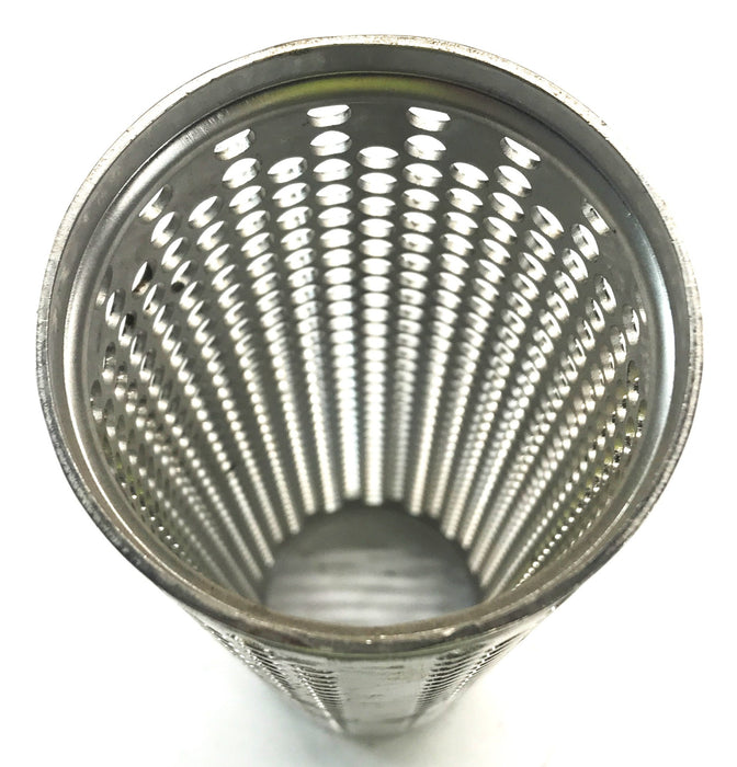 Unbranded Backup Tube Filter Strainer 0.250" Holes - 3" X 11" NOS