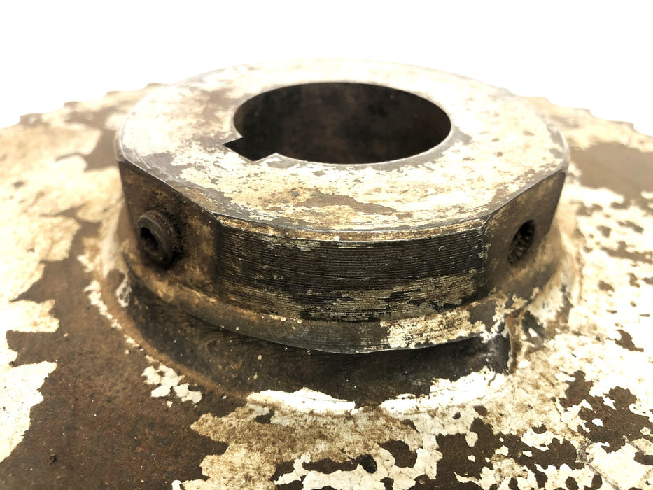 Unbranded 48 Tooth 1.76IN Bore 0.39IN Keyway Roller Chain Sprocket B-548 USED