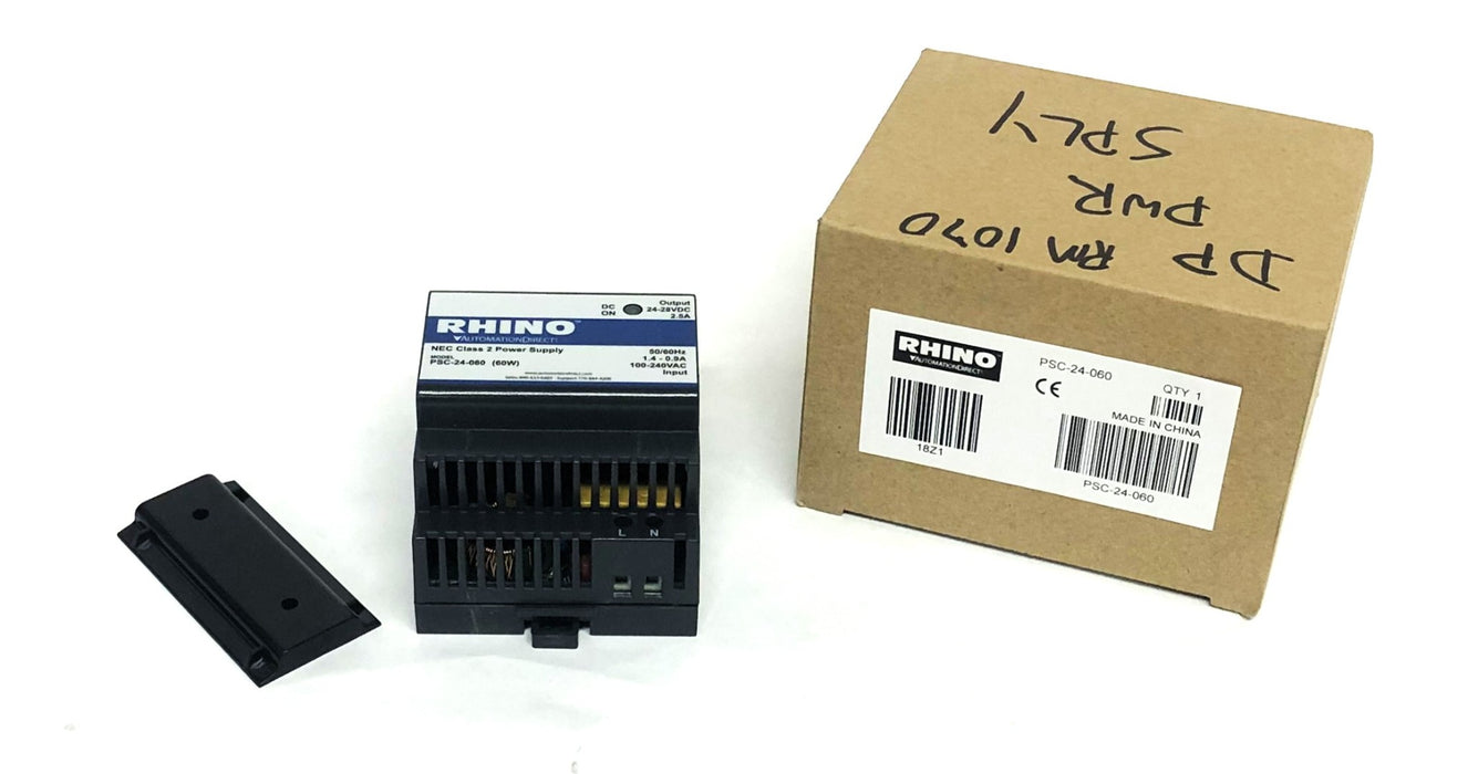 Rhino NEC Class 2 Power Supply PSC-24-060 NOS