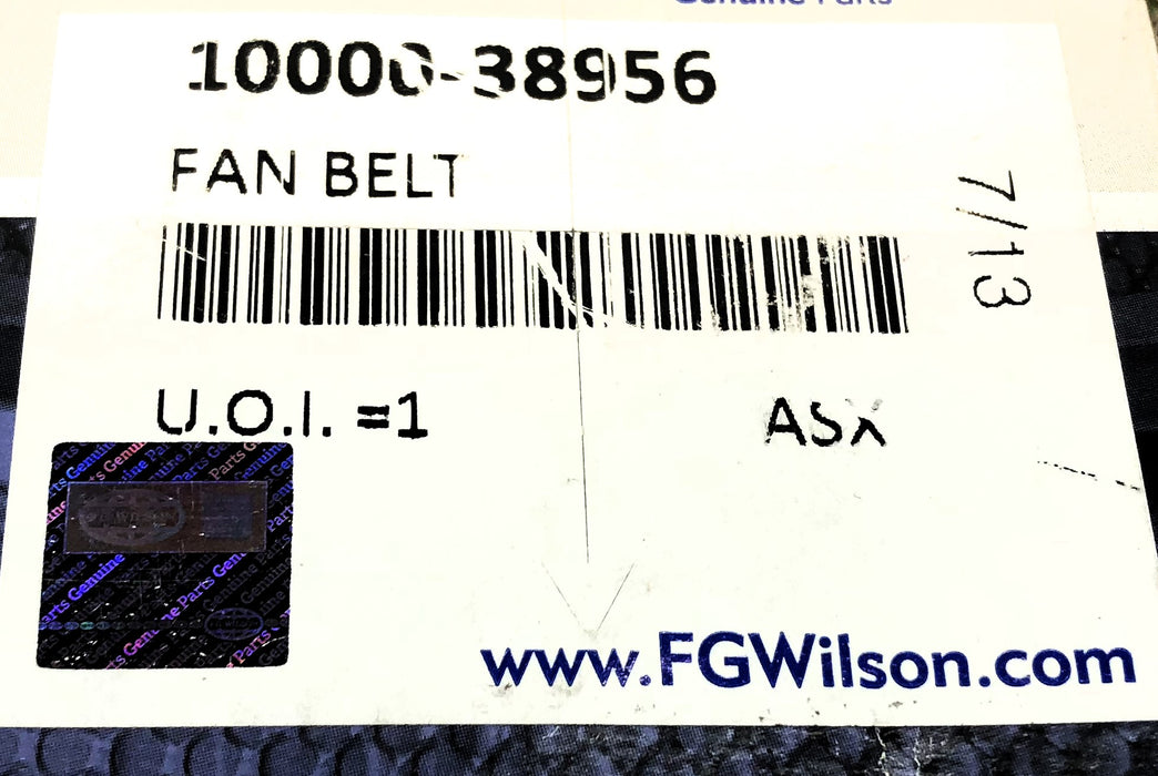 FG Wilson Serpentine Belt 10000-38956 (OD3488G) NOS
