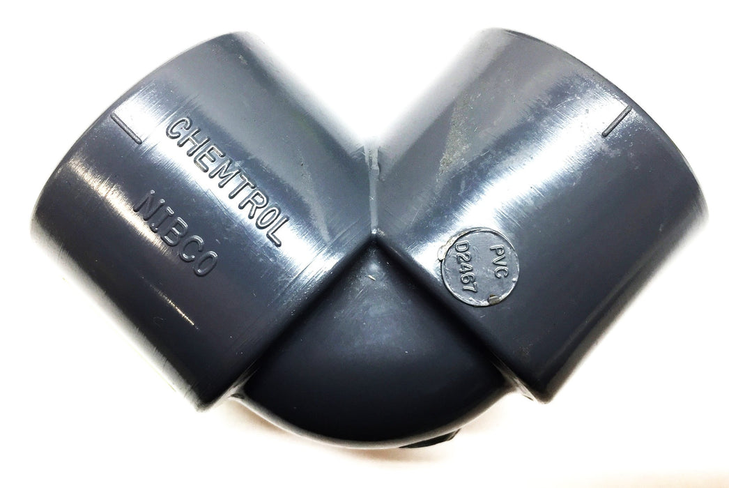 Nibco 1" 90-Degree SCH 80 PVC Elbow 216070 [Lot of 4] NOS