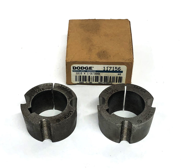 Dodge Taper-Lock Split Bushing 1210X1-3/16 KW (117156) [Lot of 2] NOS