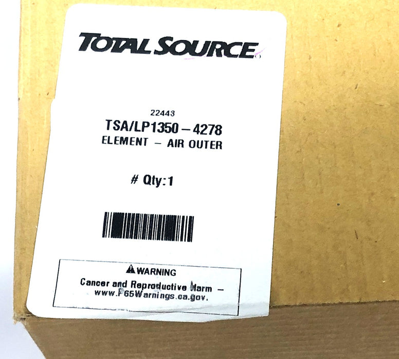 Total Source Air Filter LP1350-4278 (120463) NOS