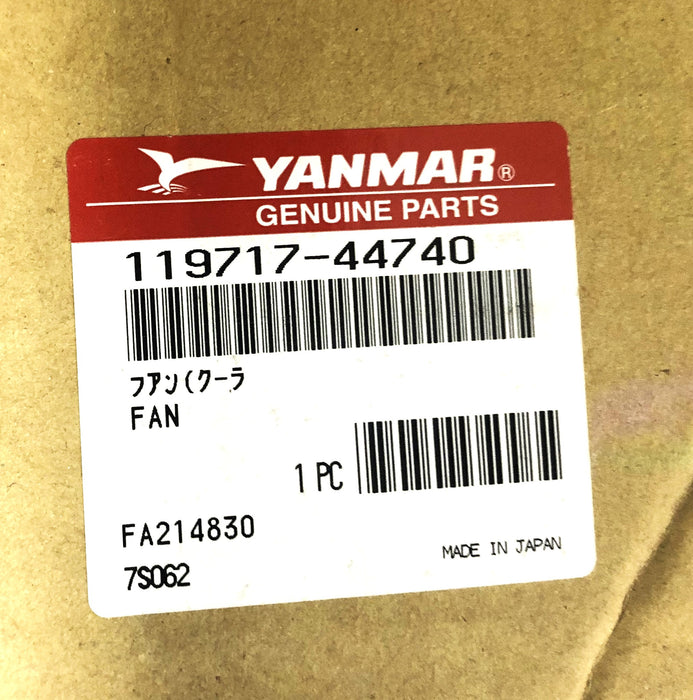 Yanmar Engine Cooling Fan 119717-44740 NOS