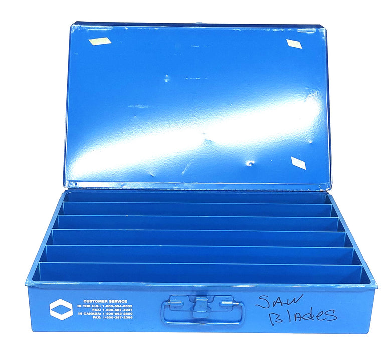 Durham Manufacturing Latching Metal Tool Case With Dividers 18x12x3 Inch USED