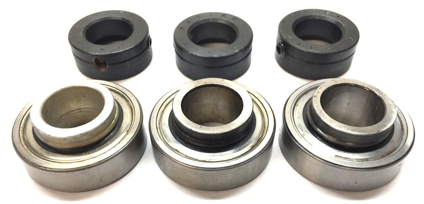 Fafnir Sealed Roller Bearing RA012NPP2 (No Box) w/Collar(RS012C1) [Lot of 3] NOS