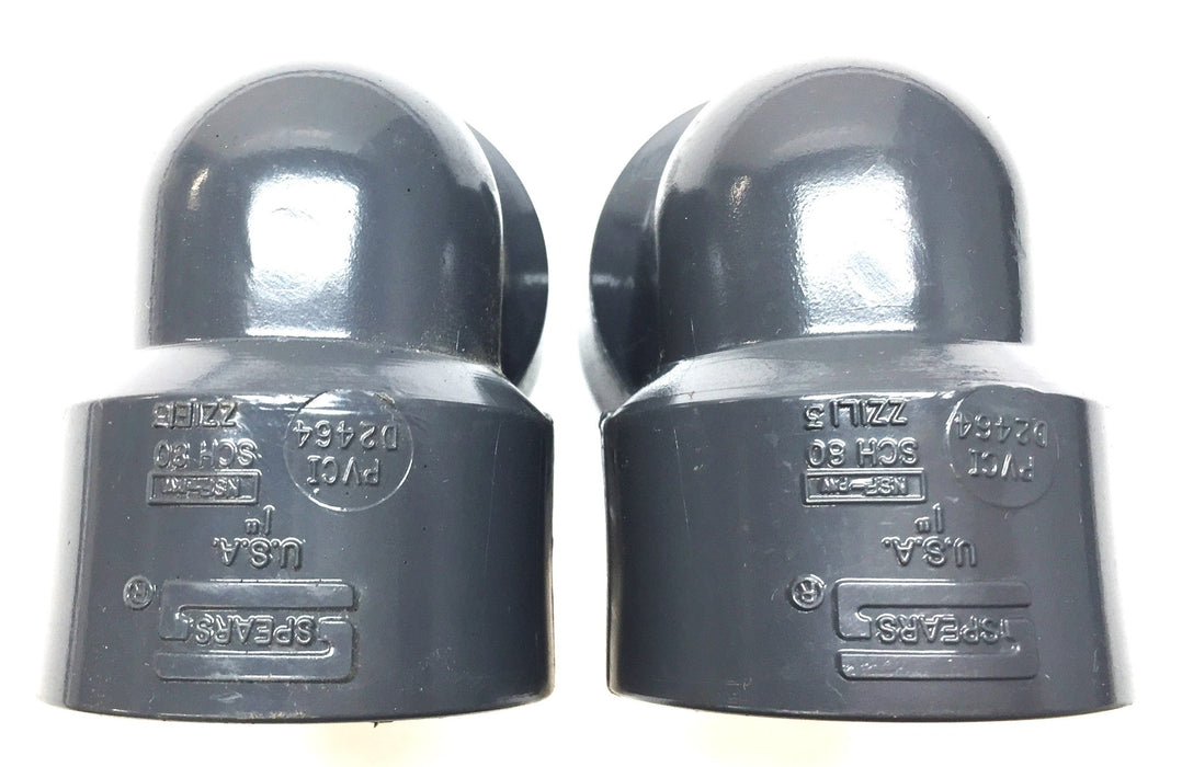 Spears 1" 90-Degree SCH 80 PVC Elbow ZZILI3 [Lot of 2] NOS