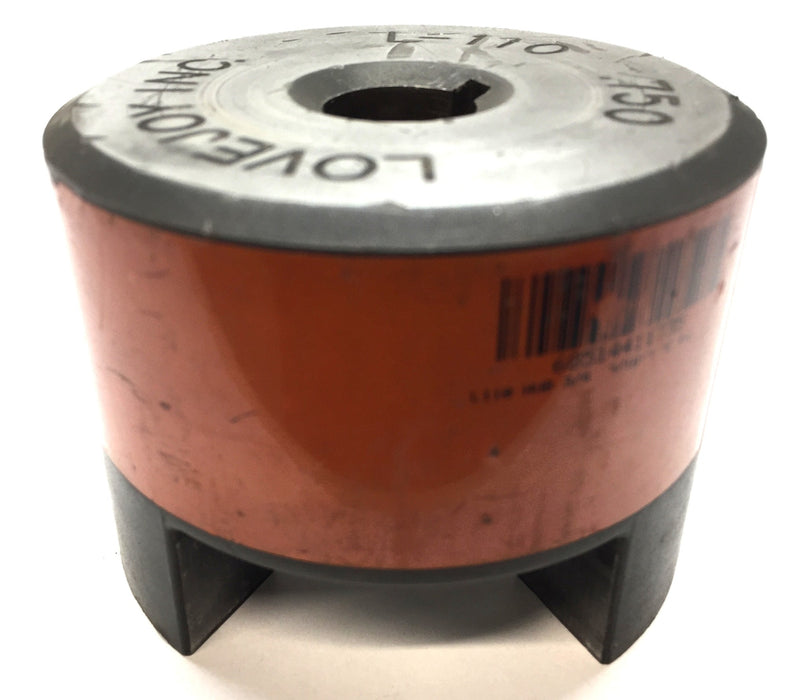 Lovejoy L110 3/16" x 3/32"KW Coupling Hub L-110 .750 USED