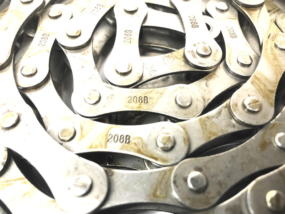 Unbranded 196-1/2" (Approx 16-1/3 Feet) Roller Chain 208B NOS