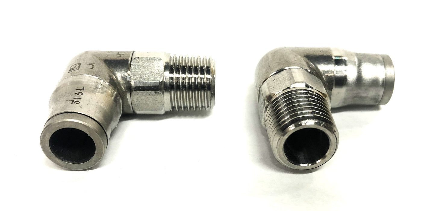 Parker Set Of 2 Push To Connect Fitting 3889-08-13 NOS