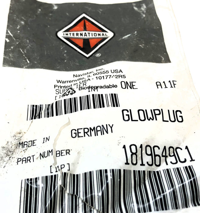 International Glow Plug 1819649C1 [Lot of 3] NOS