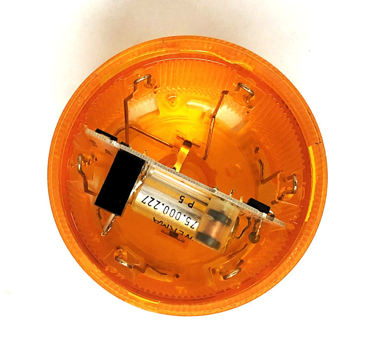 Werma 24VDC Amber Flashing Light Element 643 300 55 NOS