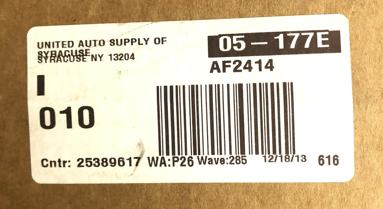 Hastings Air Filter AF2414 (110513006269) NOS