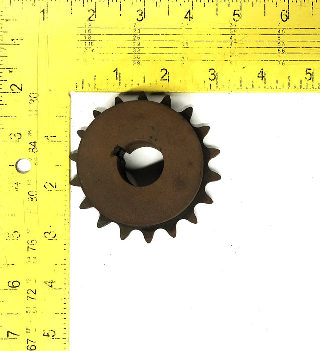 Martin 18 Tooth 0.87 Inch Bore Roller Chain Sprocket 41B18 NOS