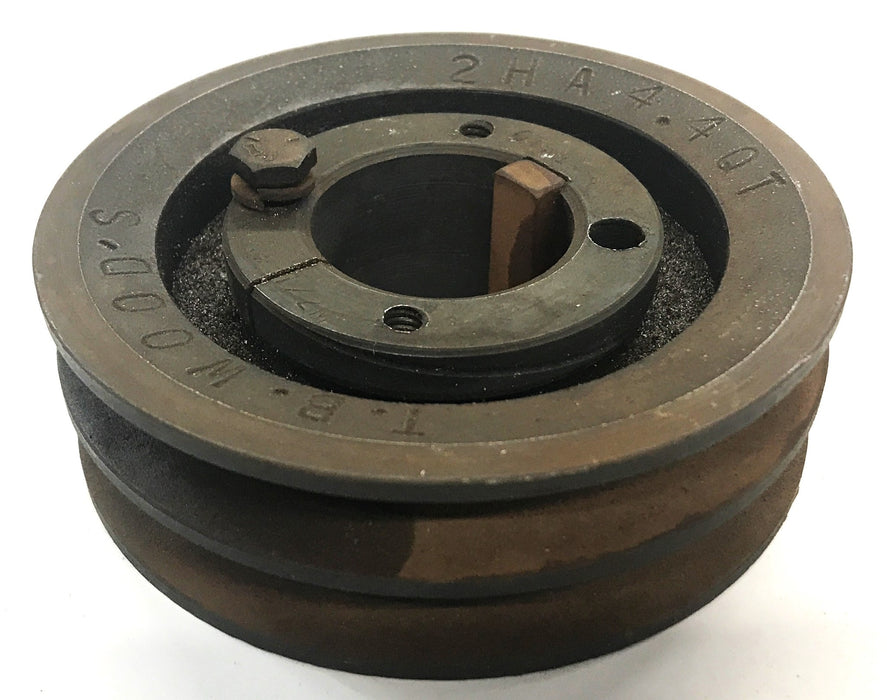 TB Woods 2 Groove Pulley 2HA 4.4 QT NOS