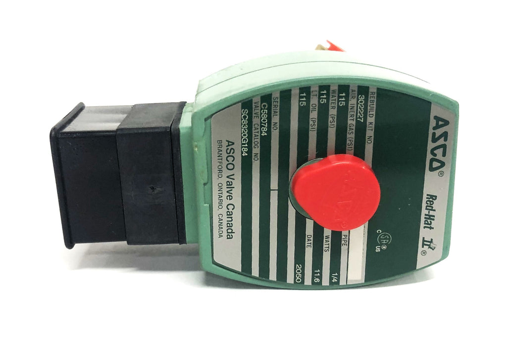 ASCO Red Hat II 3-Way Solenoid Valve SC8320G184 NOS