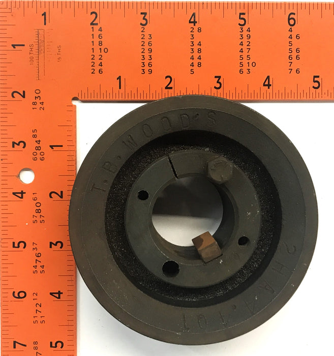 TB Woods 2 Groove Pulley 2HA 4.4 QT NOS