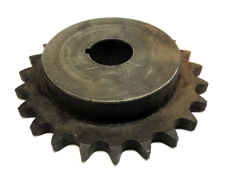 Martin 1-1/4" Bore 3/4" Pitch Roller Chain Sprocket W/ Keyway 60BS23 USED