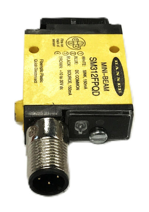 Banner Photoelectric Mini Beam Sensor SM312FPQD [Lot of 2] NOS