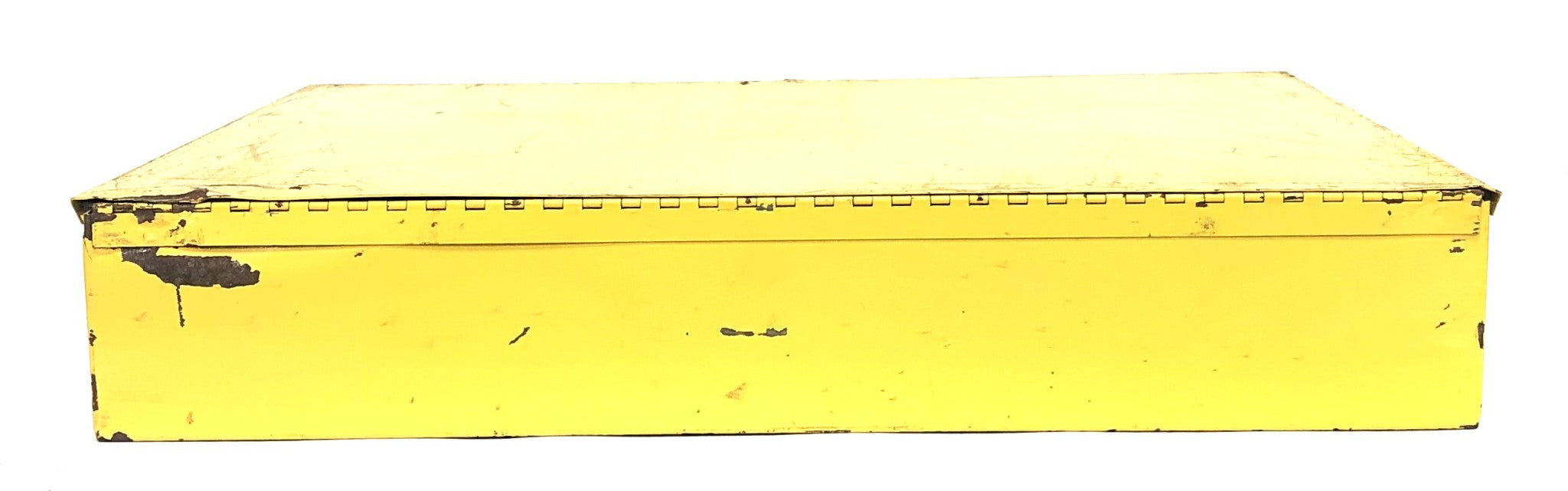 Mechanic's Choice Metal Tool Case With Dividers Broken Latch 18x12x3 Inch USED