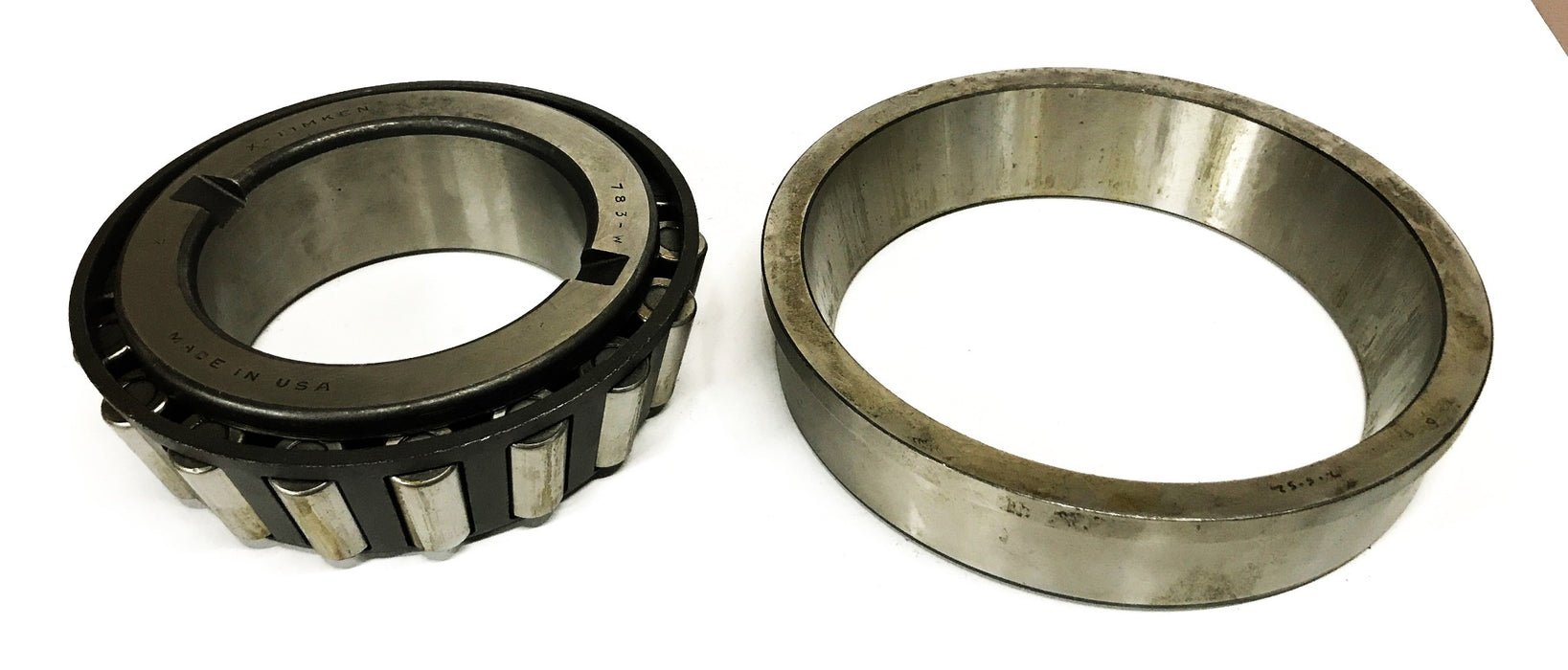 Timken Notched Tapered Roller Bearing Cone and Cup Assembly 783W/772B NOS