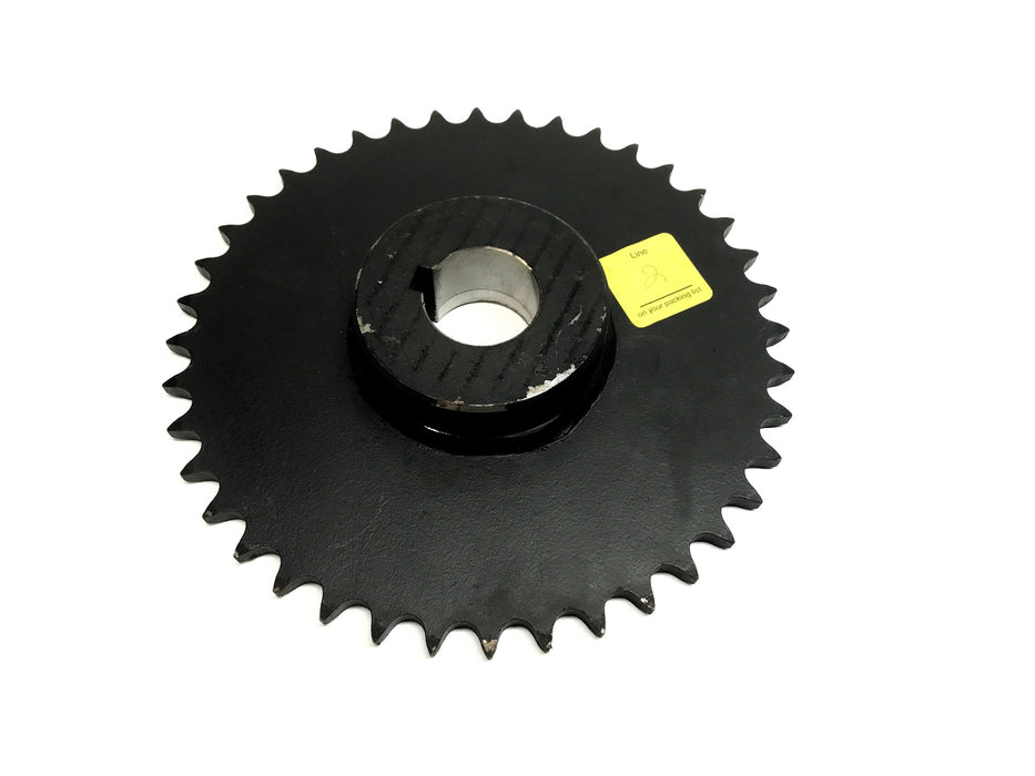 Martin 1-7/16" Bore 5/8" Pitch Roller Chain Sprocket W/ Keyway 50BS40 NOS