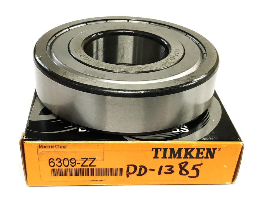 Timken Metal Shielded Deep Groove Ball Bearing 6309ZZ NOS