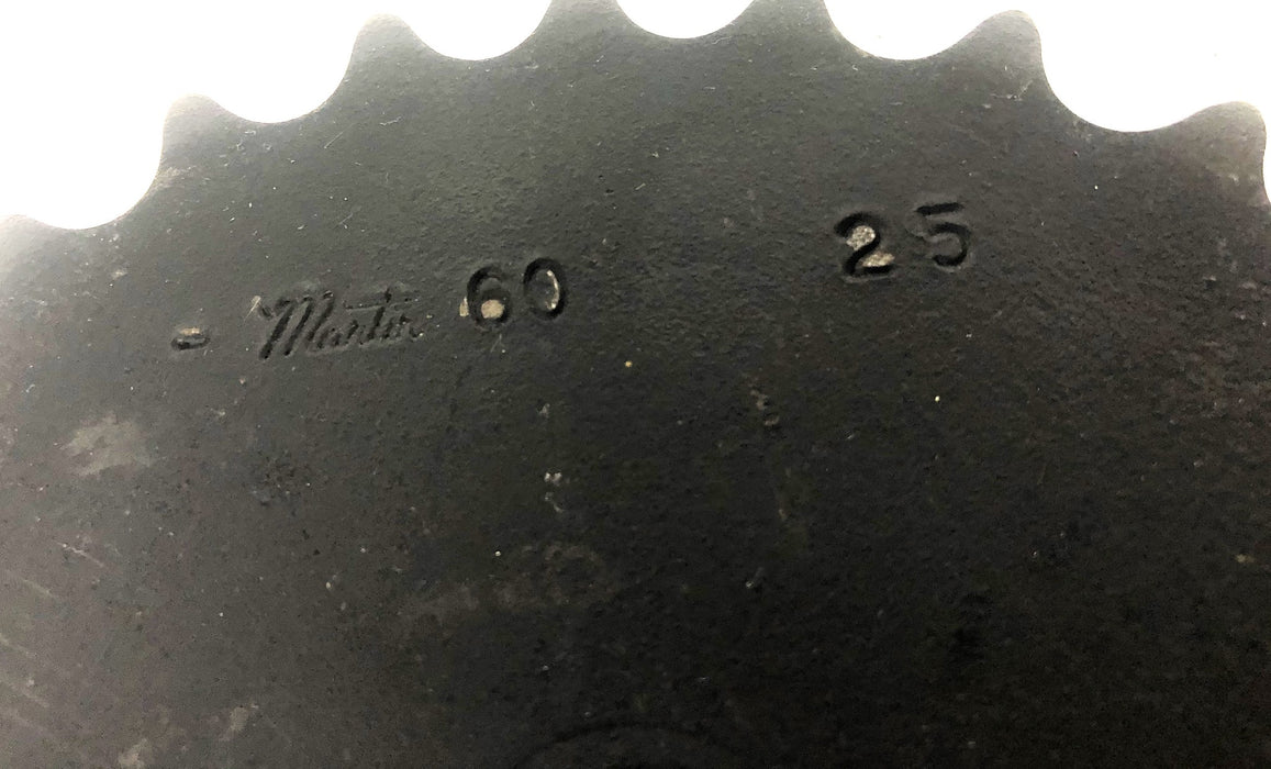 Martin 0.73 Inch Bore Roller Chain Sprocket 60 25 NOS