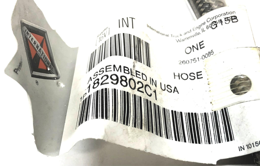 International High Pressure Braided Hose 1829802C1 NOS