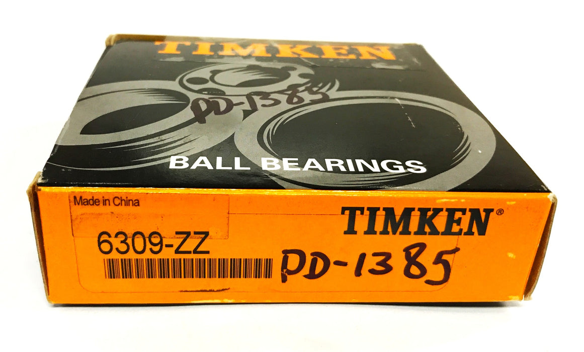 Timken Metal Shielded Deep Groove Ball Bearing 6309ZZ NOS