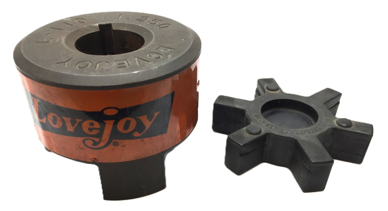 Lovejoy Jaw Coupling Hub with Insert L-110 1.250 USED