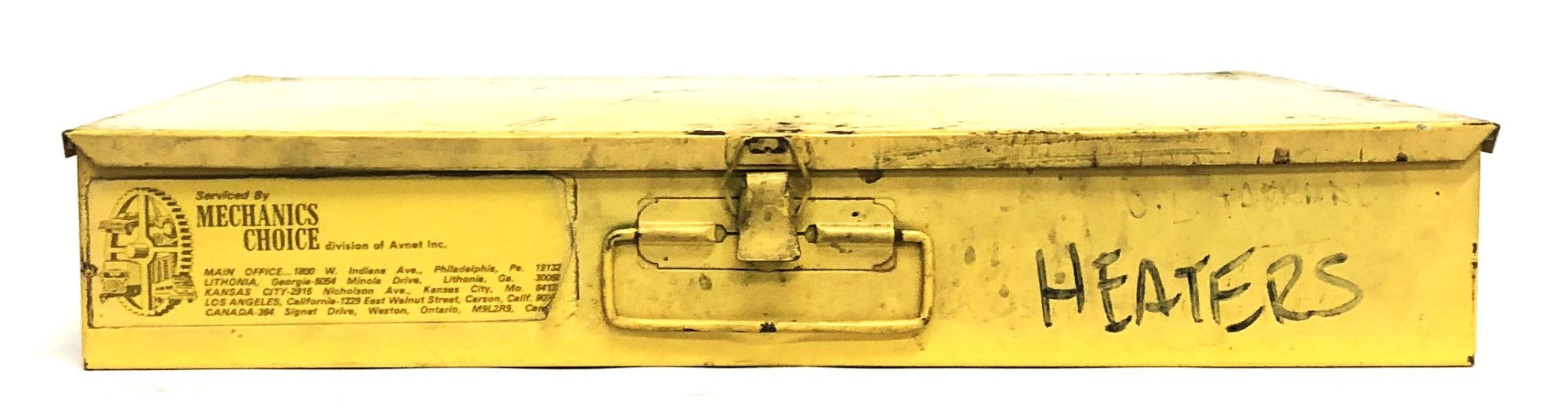 Mechanic's Choice Latching Metal Tool Case With Dividers 18x12x3 Inch USED
