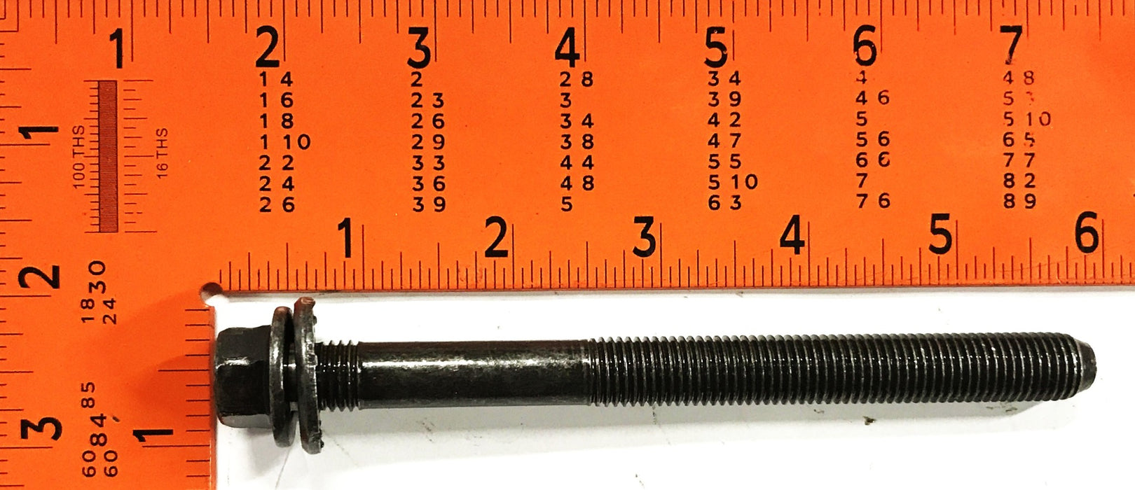 Mopar Partially Threaded Black Oxide Hex Flange Head Bolt [Lot of 10] NOS