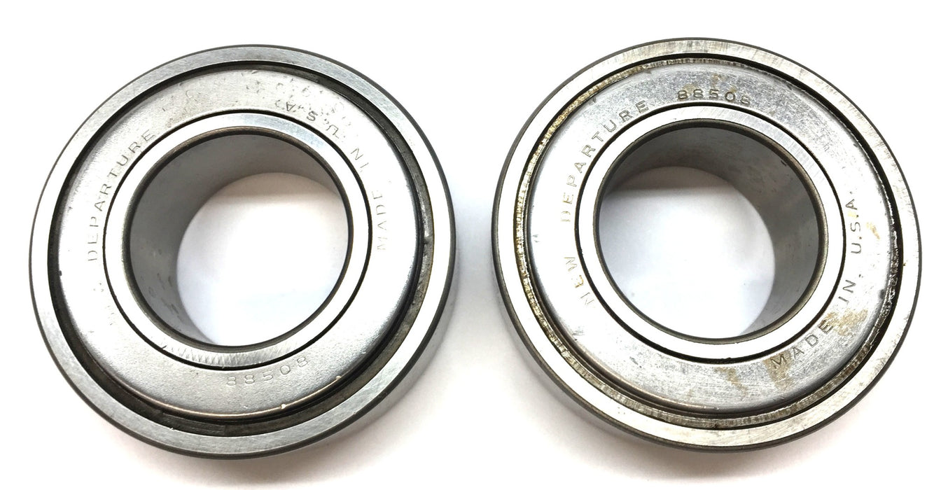 New Departure Metal Shielded Roller Ball Bearing (No Box) 88508 [Lot of 2] NOS