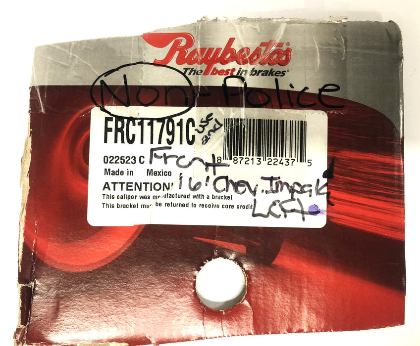 Raybestos Driver Side Brake Caliper FRC11791C NOS