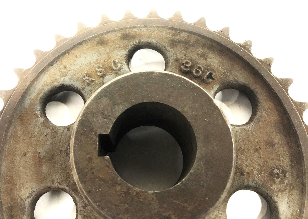 Boston 36 Tooth 1.50 Inch Bore Roller Chain Sprocket KSC 36C NOS