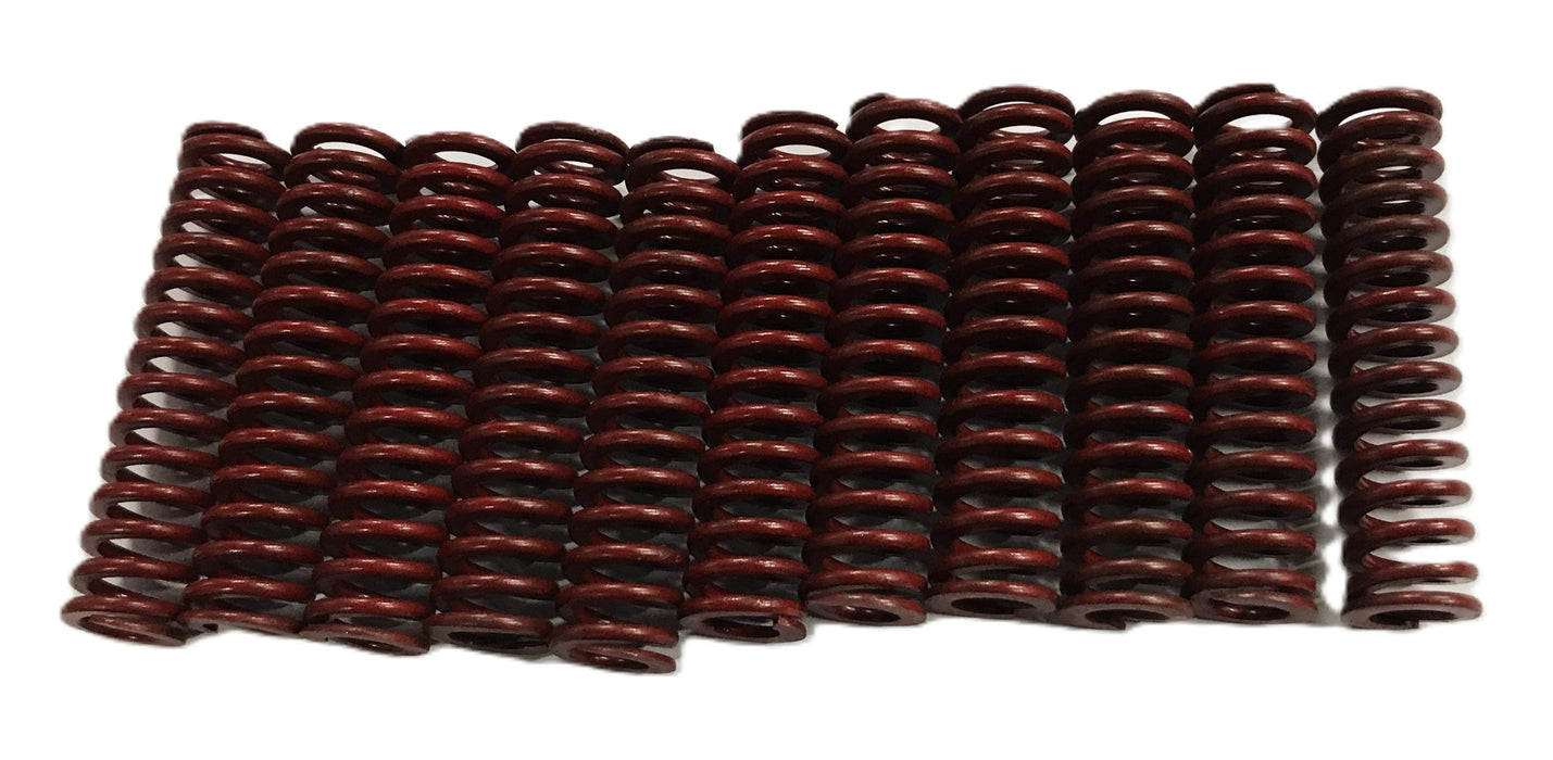 Unbranded Red Die Spring 5/8 inch Diameter x 2-5/8 inch Length [Lot of 11] NOS