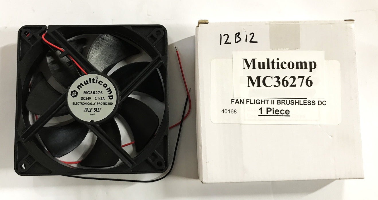 Multicomp 24 Volt DC Axial Fan MC36276 NOS