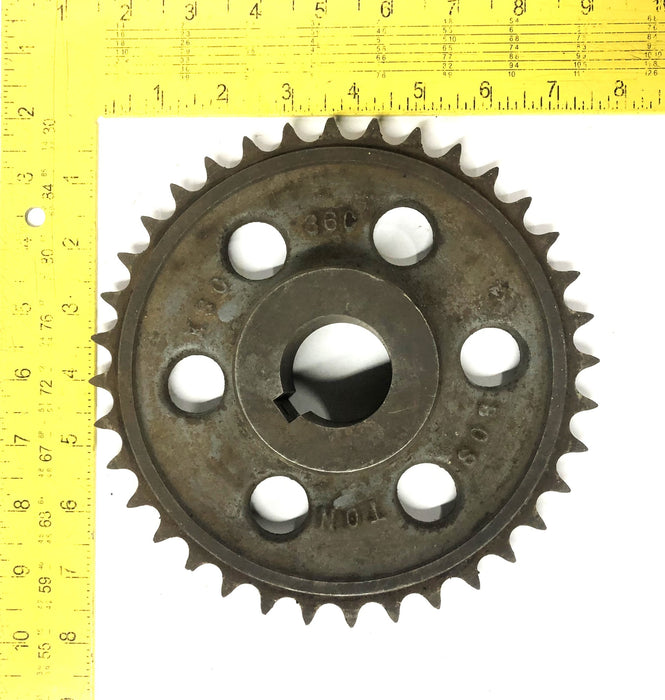 Boston 36 Tooth 1.50 Inch Bore Roller Chain Sprocket KSC 36C NOS