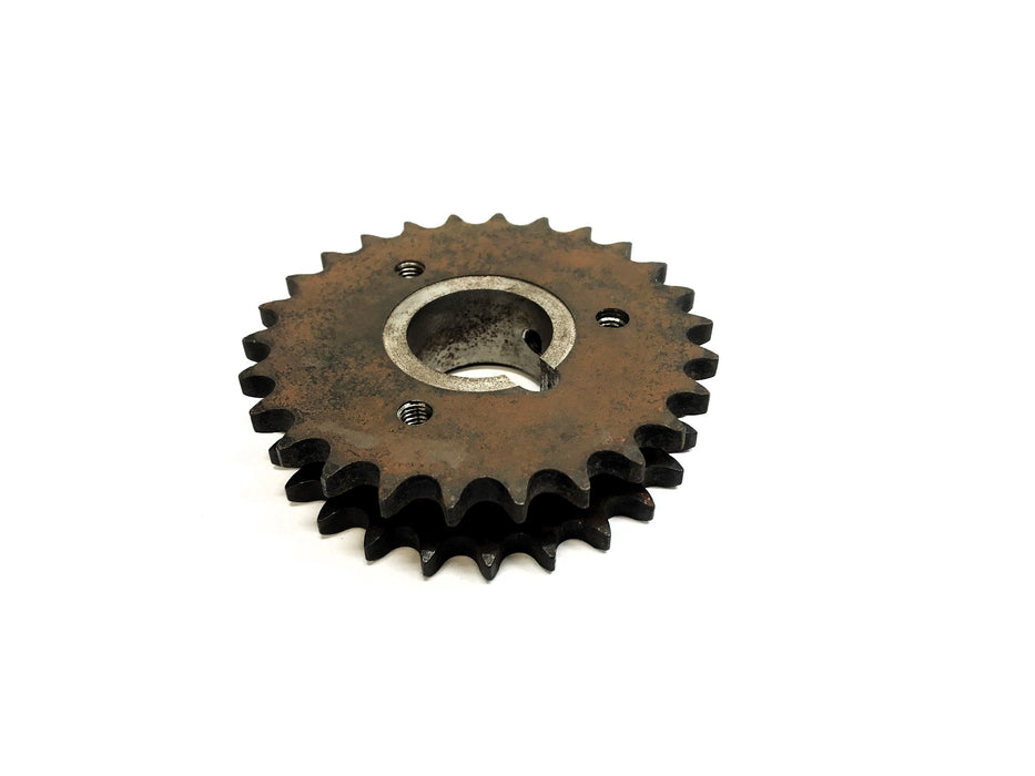 Martin 1-3/8" Bore 1/2" Pitch Double Roller Chain Sprocket 40B26 NOS