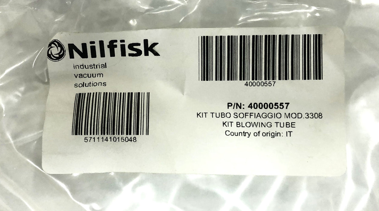 Nilfisk Blowing Tube Kit With Extra Tubing 40000557 NOS