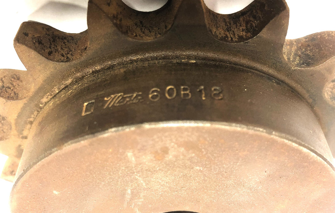 Martin 18 Tooth 0.75 Inch Bore Roller Chain Sprocket 60B18 NOS