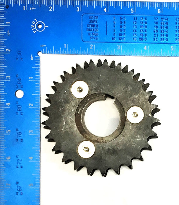 Martin 1-3/8" Bore 1/2" Pitch Double Roller Chain Sprocket 40B26 NOS