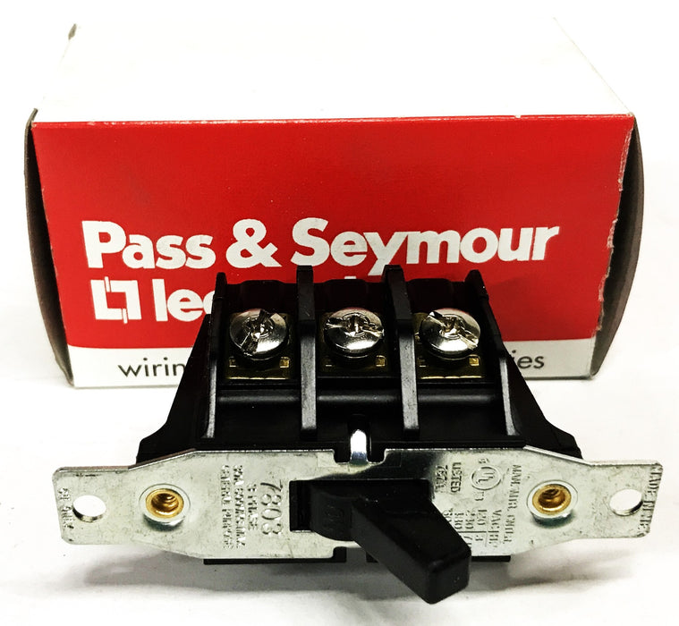 Pass & Seymour 3-Pole 3-Phase Manual Motor Controller 7803 NOS