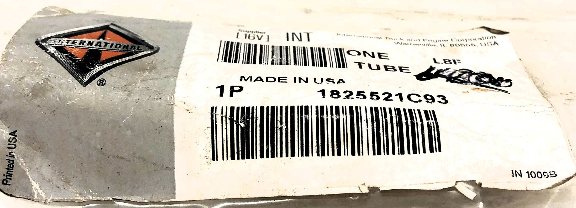 International Fuel Transfer Pump Tube 1825521C93 NOS