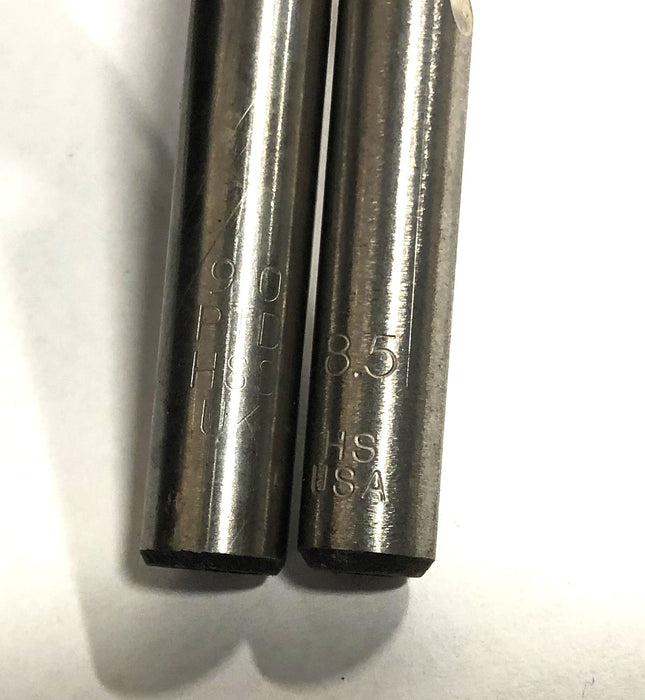 Unbranded Assorted HS 5-7/8 Inch Drill Bit 8.50mm And 9.0mm [Lot of 2] NOS