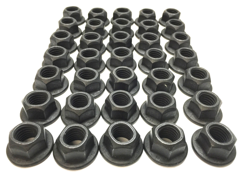 Imperial Supplies M10 x 1.50" Alloy Flange Nut Pack 15682-3 (35pcs) NOS