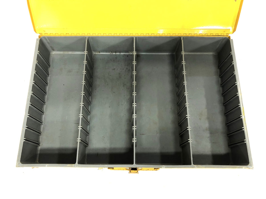 Mechanic's Choice Metal Tool Case With Latch 18x12x3 Inch USED